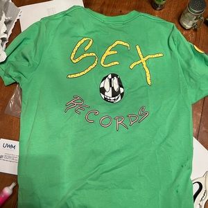 Chrome Hearts Sex Records Green Mattyboy Tee